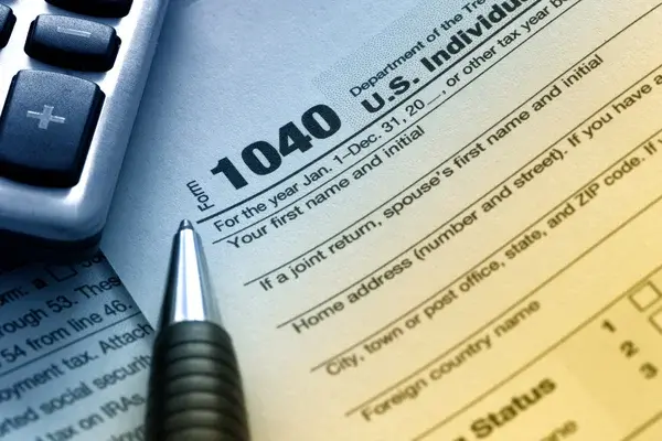 US tax form 1040